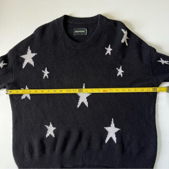 Zadig & Voltaire Cashmere Markus Stars Sweater XS - Picture 13 of 13